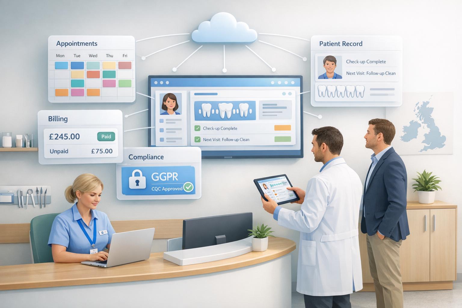 Dental Practice Management Software UK: How It Works in Clinics Cover Image
