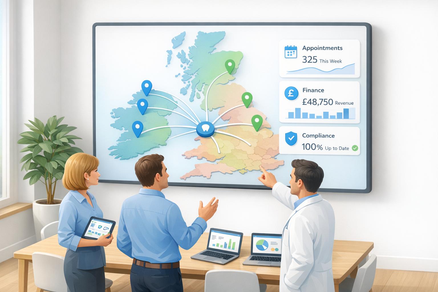 Dental Software Central Reporting for Multi-Branch UK Clinics Cover Image
