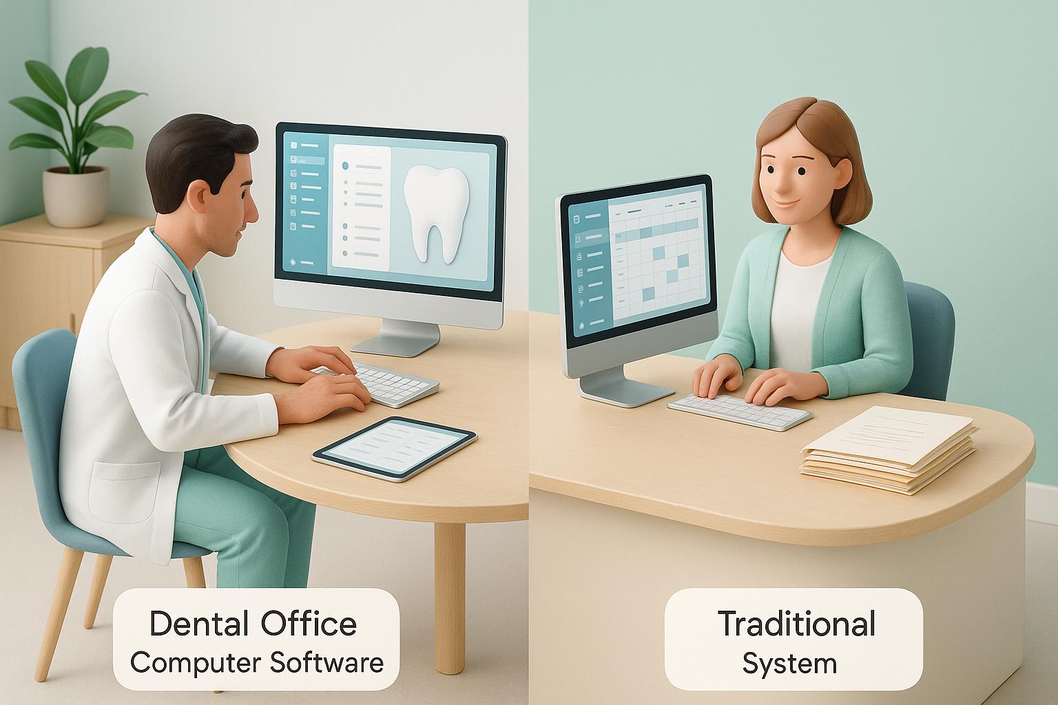 Dental Office Computer Software vs. Traditional Systems: What Works Best